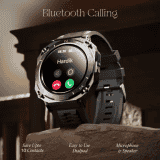 boAt Enigma X500 Bluetooth Calling Smartwatch | AMOLED Display | IP68 Sweat Resistant | Jet Black Strap