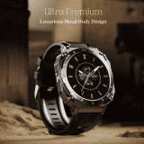 boAt Enigma X500 Bluetooth Calling Smartwatch | AMOLED Display | IP68 Sweat Resistant | Jet Black Strap