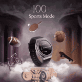 boAt Enigma X600 Smartwatch with Bluetooth Calling | AMOLED Display | IP68 Water Resistant | Jet Black Strap