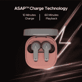 boAt Airdopes 411 ANC In Ear TWS Earbuds with Active Noise Cancellation | Grey Hurricane