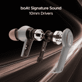 boAt Airdopes 411 ANC In Ear TWS Earbuds with Active Noise Cancellation | Grey Hurricane