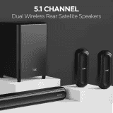 boAt Aavante Bar 3200D Bluetooth Soundbar | Dolby Audio | 350 W | Premium Black