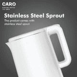 Havells Caro 1.5 litre Double Wall Electric Kettle | 1250 Watt | White