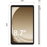 Samsung Galaxy Tab A9 | 4 GB | 64 GB ROM | Wi Fi Only | Silver | SM-X110NZSAINS