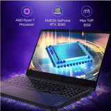 Lenovo IdeaPad Laptop | Ryzen R7-5800H | 8 GB | 512 GB | 4 GB  NVIDIA GeForce RTX 3050 | 82K201Y8IN