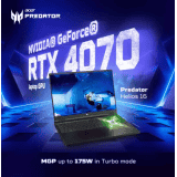 Acer | PREDATOR PHN16-71 Ci9-13900HX | 16GB/1024GB SSD | RTX4070-8GB | 16 WQXGA | WIN11 | NH.QJRSI.003| Abyssal Black