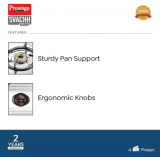 Prestige Prime Stainless Steel Manual Gas Stove | 2 Burner