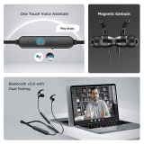 BOAT 258 PRO PLUS ROCKERZ BLUETOOTH HEAD| Active Black