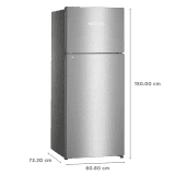LIEBHERR 265 L 3 Star | Frost Free Double Door Refrigerator with Forced Air Cooling | TCSL 2620 Edelstahllook