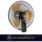 USHA Colossus 400 mm Ultra High Speed 3 Blade Wall Fan | Gold