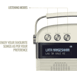 SAREGAMA Carvaan  | Hindi 10 W Bluetooth Home Audio Speaker  | Porcelain White, Stereo Channel