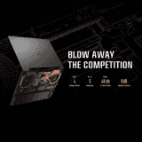 ASUS TUF Gaming F15 | 2023|  with 90WHr Battery Intel H-Series Intel Core i7 12th Gen 12700H -  | 16 GB| 512 GB SSD |Windows 11 Home| 8 GB Graphics  | NVIDIA GeForce RTX 4060/144 Hz |140 W | FX507ZV-LP094W Gaming Laptop