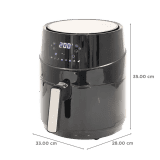 FABER 4.5L 1500 Watt Digital Air Fryer with Rapid Air Technology  | Black