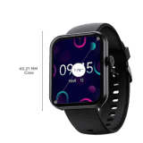 boAt Cosmos Plus Smartwatch with Bluetooth Calling | 45.21mm | AMOLED Display | IP68 Splash Resistant | Jet Black Strap