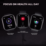 CORSECA Snugar Multifunction Calling Smart Watch Smartwatch | Green Strap