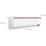 SAMSUNG | 1.5 Ton | 5 Star Split Inverter AC | White | AR18CY5ZAPGNNA | Copper Condenser