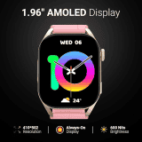 Fire-Boltt Emperor | BSW123  | Bluetooth Calling Smartwatch | GOLD PINK