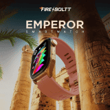 Fire-Boltt Emperor | BSW123  | Bluetooth Calling Smartwatch | GOLD PINK