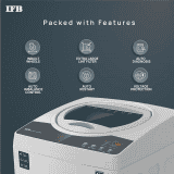 IFB 7.0 Kg 5 Star | TL-RES| Fully Automatic Top Load Washing Machine| Light Grey