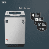 IFB 7.0 Kg 5 Star | TL-RES| Fully Automatic Top Load Washing Machine| Light Grey