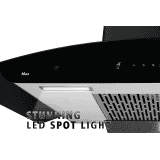 Pureflames Turbo 60 Kitchen Chimney | Black