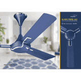 V-Guard Glado Prime 400rpm Riband  Matte 3 Blade Ceiling Fan, Sweep: 1200 mm | Blue
