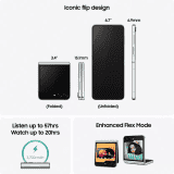 Samsung Galaxy Z Flip5 5G |8GB RAM 512GB Storage| | Graphite