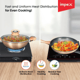 Impex GEM 4S Granite Coated Forged Nonstick Aluminium 10 Pcs Cookware Set (Suace Pan,Tawa Pan & Fry Pan)