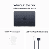 APPLE 2023 Macbook Air Apple M2 | 8 GB/256 GB SSD/macOS Ventura |  MQKR3HN/A  | 15.3 Inch | Silver | 1.51 Kg