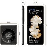 Tecno Phantom V Flip 5G | 256 GB / 8 GB RAM | MYSTIC DAWN