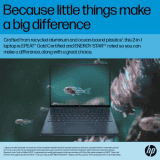 HP | OLED Eyesafe Intel Evo | Intel Core i7 | 13th Gen 1355U | 16 GB | 1 TB SSD | ef2033TU | Nocturne Blue | Thin and Light Laptop