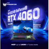 Acer | Predator | Intel Core i7 | 13th Gen | 13700HX | 16 GB | 1 TB SSD | NVIDIA GeForce RTX 4060 | PHN16-71 | Gaming Laptop