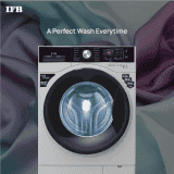 IFB | SENATOR SXS 8012 | 8 kg Steam Wash | Fully Automatic | Front Load Washing Machine with In-built Heater | Silver