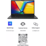 ASUS Vivobook Go Thin and Light Laptop | Ryzen 3 Quad Core 7320U | E1404FA-NK322WS | 8 GB/512 GB SSD/Windows 11 Home | Mixed Black