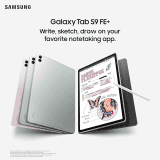 Samsung Galaxy Tab S9 FE+ Wi-Fi, IP68 Tablet | 12.4 inch | 8 GB  RAM/ 128 GB ROM | Lavender