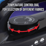 Havells Plush Steam Iron | 1600 W | Black
