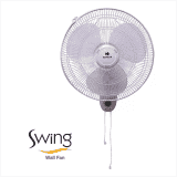 HAVELLS Swing Anti Dust Wall Fan | 3 Blade | 400 mm | Off White
