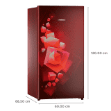 LIEBHERR 220 Litres 3 Star Direct Cool Single Door Refrigerator | with Stabilizer Free Operation  |  DRC 2210 Comfort |  Red Cubix |