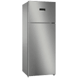 BOSCH  | Series 4 334 Litres 3 Star Frost Free Double Door Convertible Refrigerator with Temperature Display | CTC35S032I | Sparkly Steel |