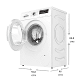Bosch | 6.5 kg | WLJ2026HIN | 5 Star | Fully Automatic | Front Load | Washing Machine | White