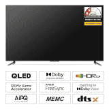 TCL 139 cm 55 inches  4K Ultra HD Smart QLED Google TV 55T6G  | Black |