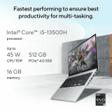 ASUS Vivobook S 15 OLED 2023 Intel Core EVO i5-13500H Thin & Light Laptop | S5504VA-MA543WS | 13th Gen | 15.6″ | 39.62 cm | 2.8K 120Hz OLED | 16GB | 512GB SSD | Windows 11 | Office 2021 | 75WHr | Silver | 1.7 kg