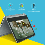 Lenovo IdeaPad Flex 3 Chromebook Intel Celeron Dual Core N4500  | 4 GB | 128 GB | EMMC Storage | Chrome OS | CB 11IJL6 | 11.6 inch | 1.25 kg | Arctic Grey
