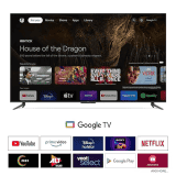 TCL 139 cm 55 inches  4K Ultra HD Smart QLED Google TV 55T6G  | Black |