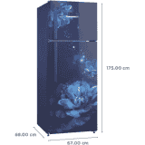 BOSCH CTC35B23EI | Frost Free Double Door | 3 Star Refrigerator | 358 L