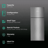 LIEBHERR TCGS 2610 | Frost Free Double Door | Refrigerator with Central Power Cooling | 2 Star | 265 Litres