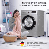 BOSCH 8 kg | Fully Automatic Front Load Washing Machine | WAJ2426PIN | In-built Heater | Silver