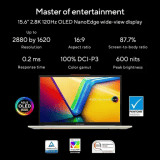 ASUS Intel Core i5 13th Gen -16 GB/1 TB SSD/Windows 11 Home | S5504VA-MA554WS Laptop  With MS Office  |  Cream White  |