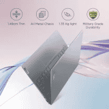 Lenovo Yoga Slim 6 Intel Evo Intel Core i5 Thin and Light Laptop | 82WU0095IN | 16 GB/512 GB SSD/Windows 11 Home | 12th Gen 1240P | Storm Grey