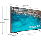 SAMSUNG  Ultra HD (4K) LED Smart Tizen TV 2022 Edition 163 cm (65 inch) (UA65BU8000KLXL)